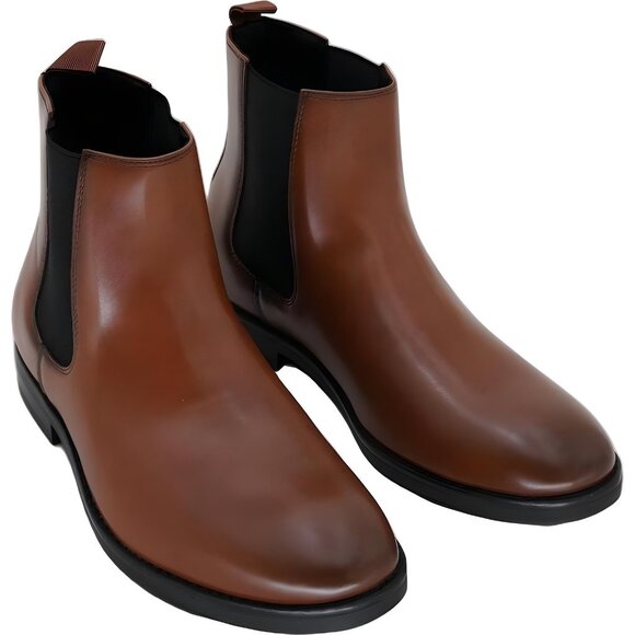 Madden Men's Maxxin Mid Chelsea Boots Chesnut Suede Size 8.5 - Picture 4 of 6